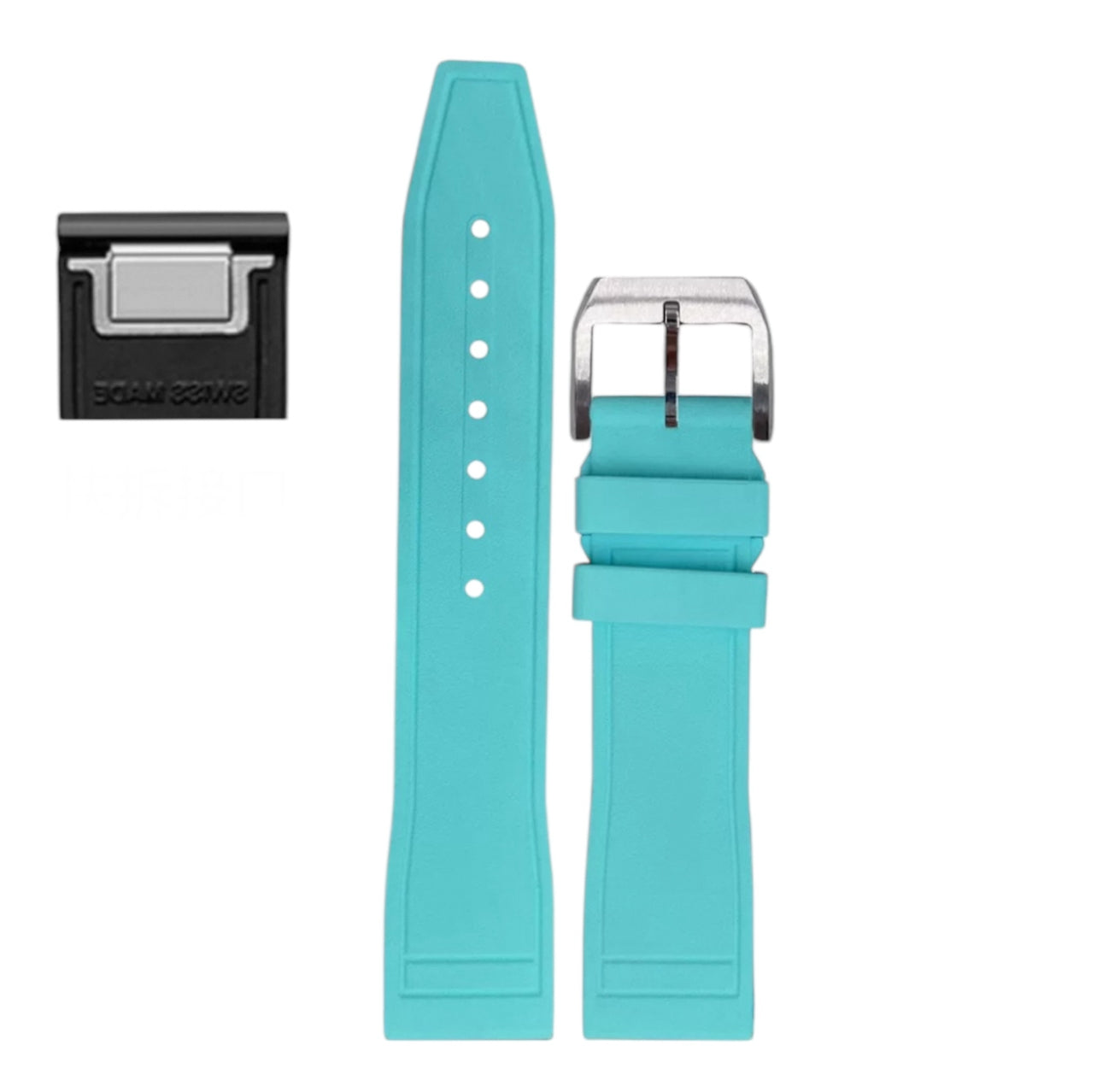 Quick Release rubber straps for Iwc watch models
