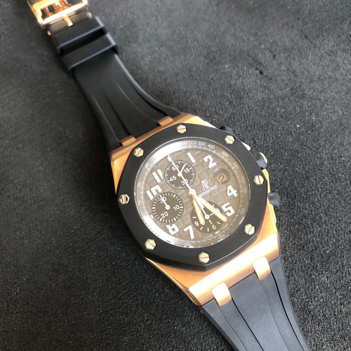 Ap 42mm Rubber Strap (Deployant Clasp style)
