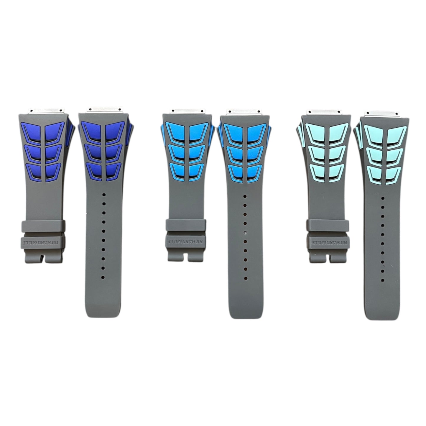 Richard Mille Dual Tone Rubber Strap Rm11 / Rm30
