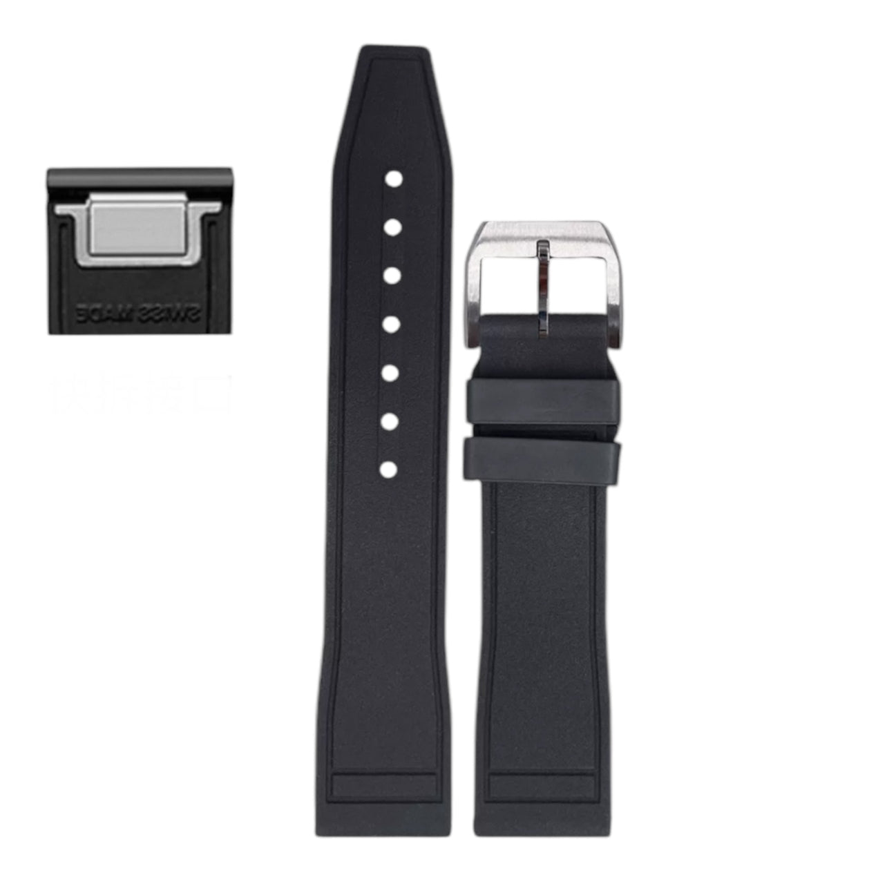 Quick Release rubber straps for Iwc watch models