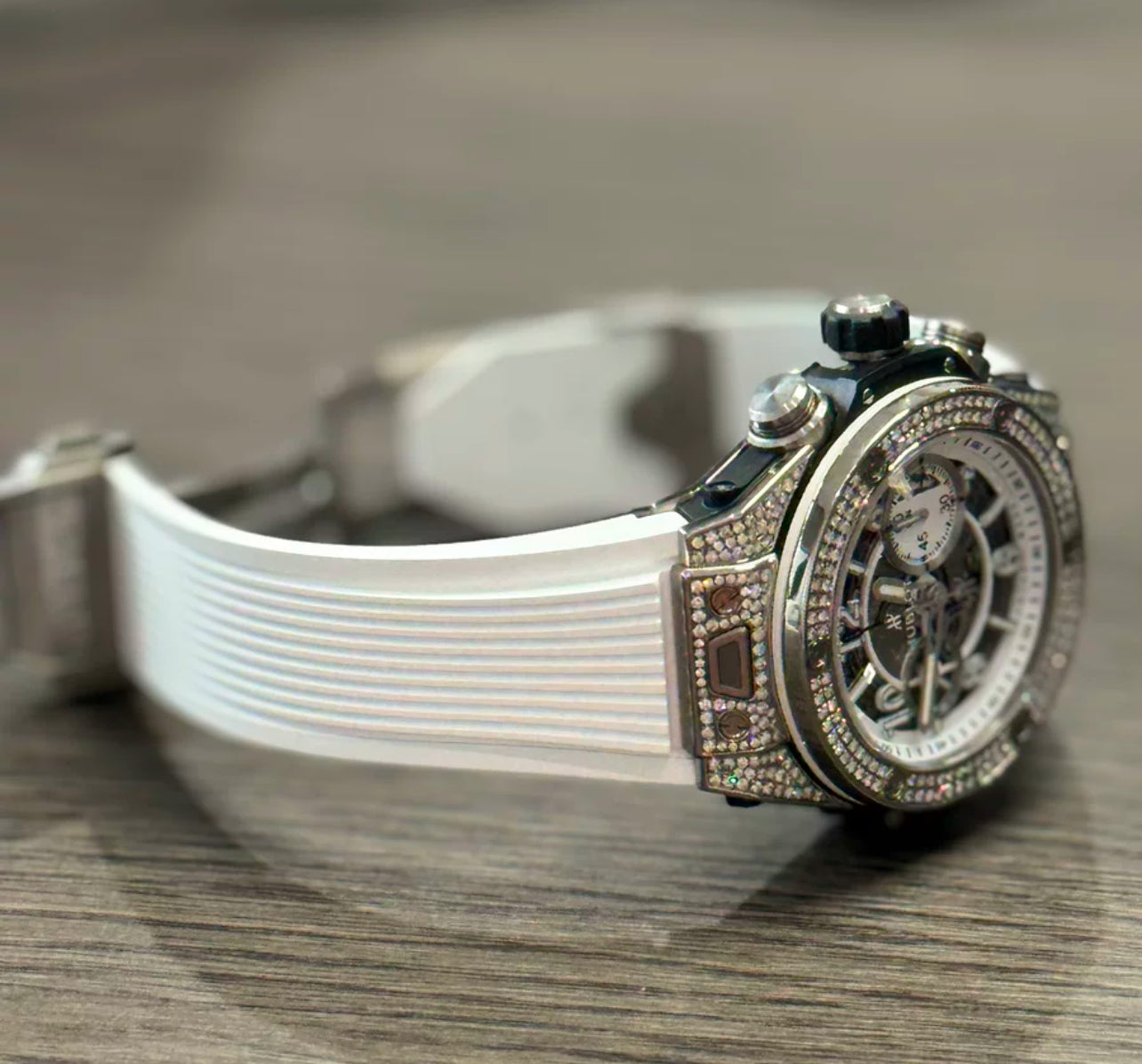 Hublot Unico Rubber Strap (WHITE)