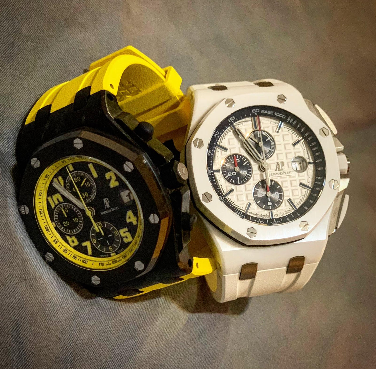 Yellow Rubber Strap for Ap 42mm