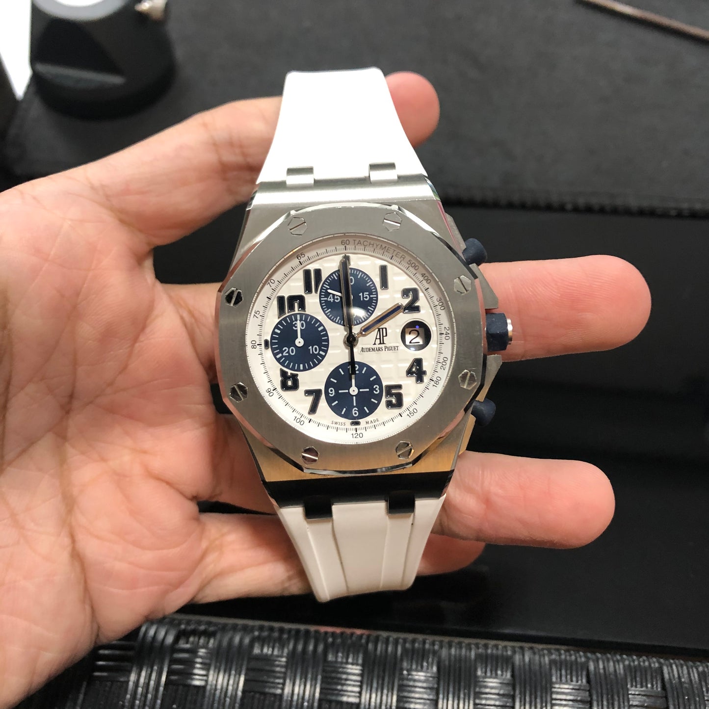 Ap 42mm Rubber Strap (Deployant Clasp style)
