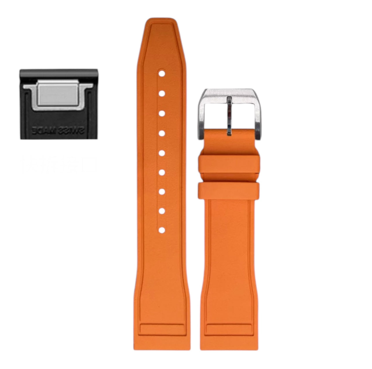 Quick Release rubber straps for Iwc watch models
