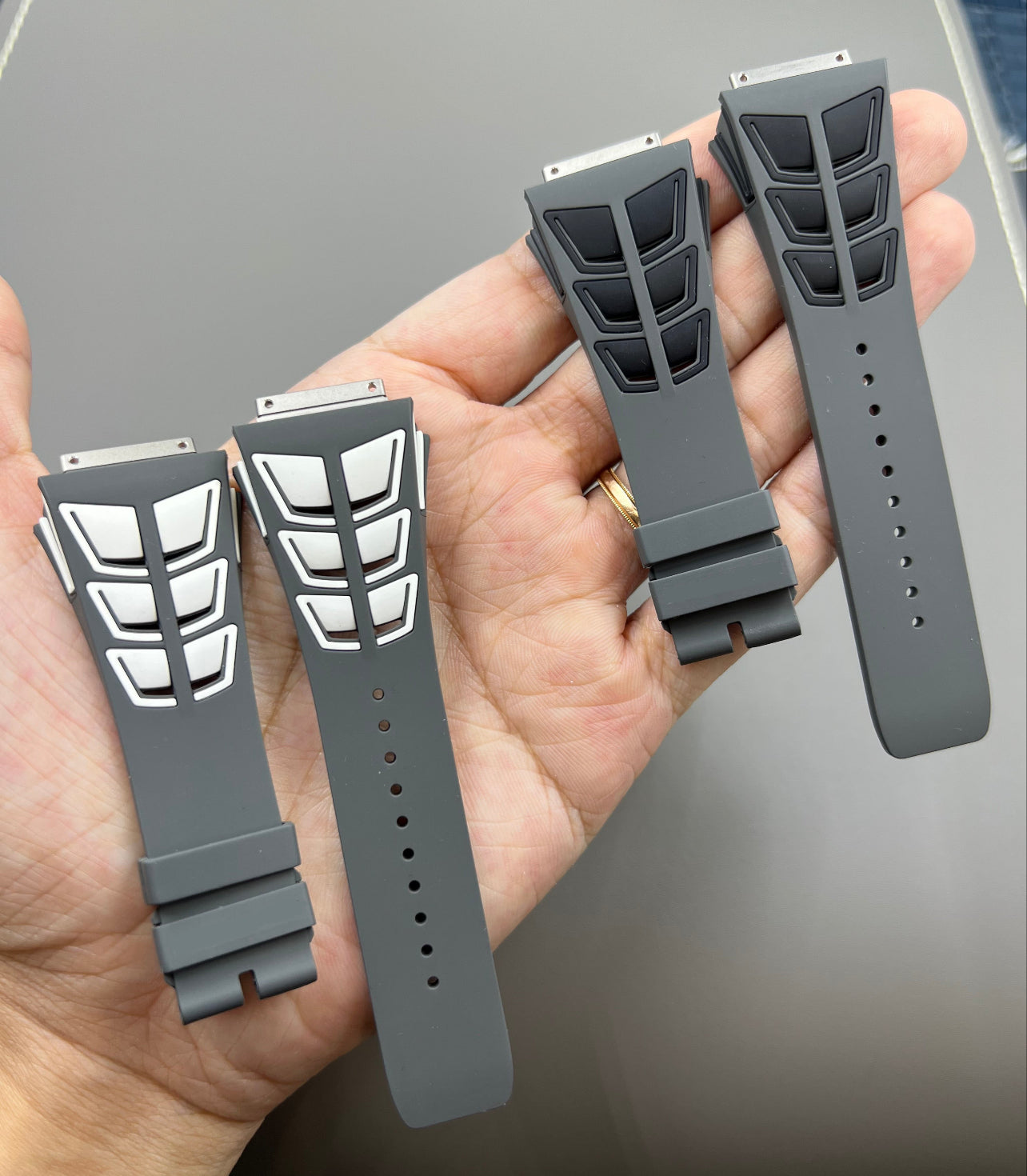 Richard Mille Dual Tone Rubber Strap Rm11 / Rm30