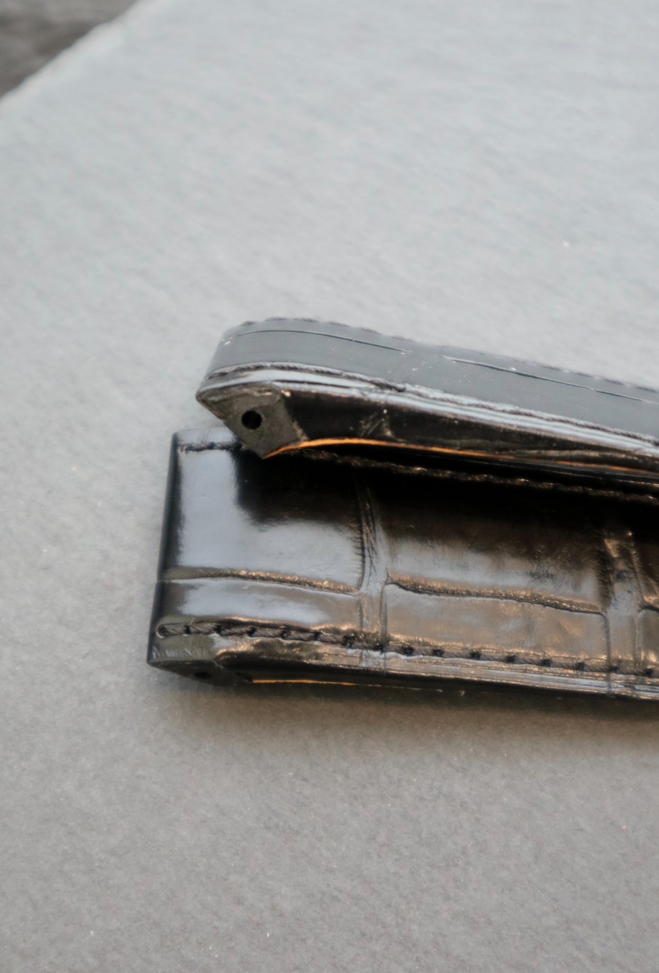 Handmade watch strap for the Cartier Santos 100 Model