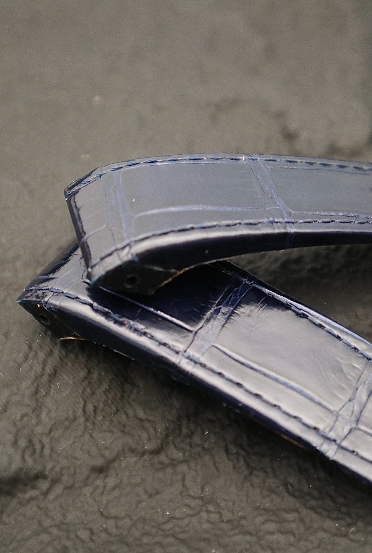 Handmade watch strap for the Cartier Santos 100 Model