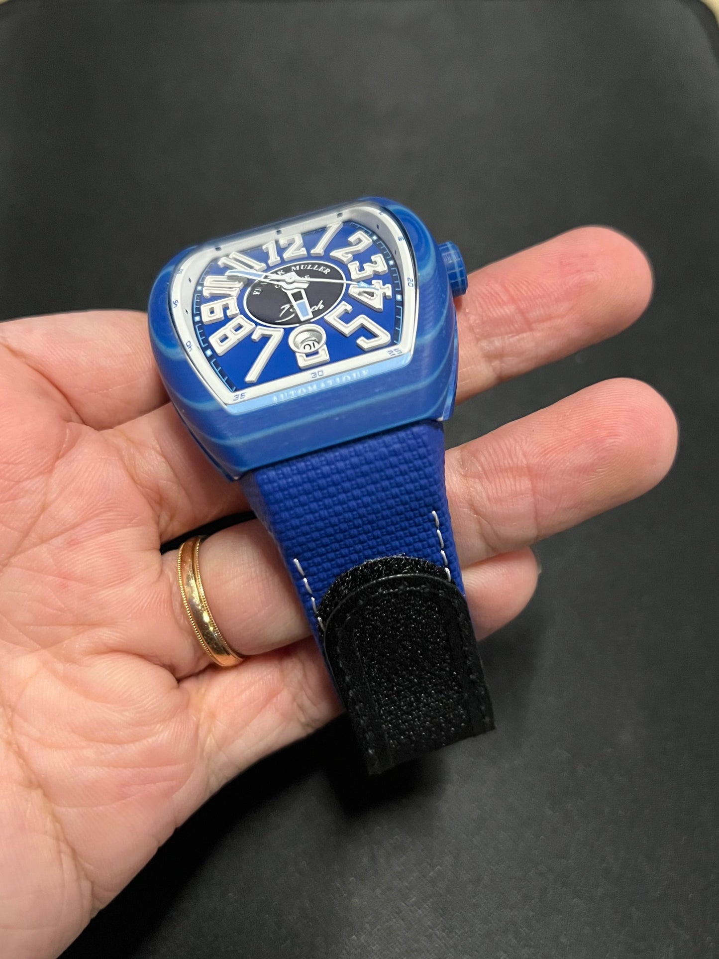 Franck Muller Vanguard Canvas Velcro Strap V32/V41/V45
