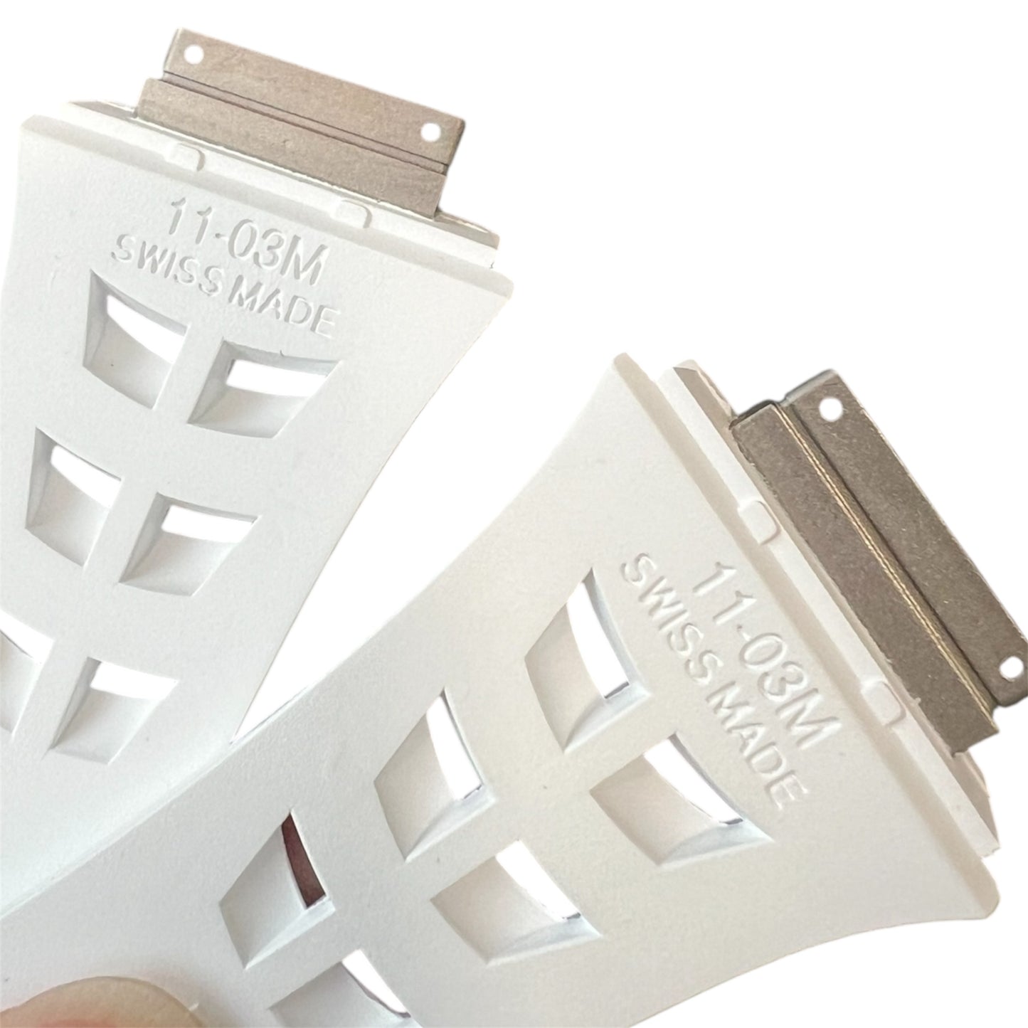 Richard Mille 11/65 Rubber Strap White