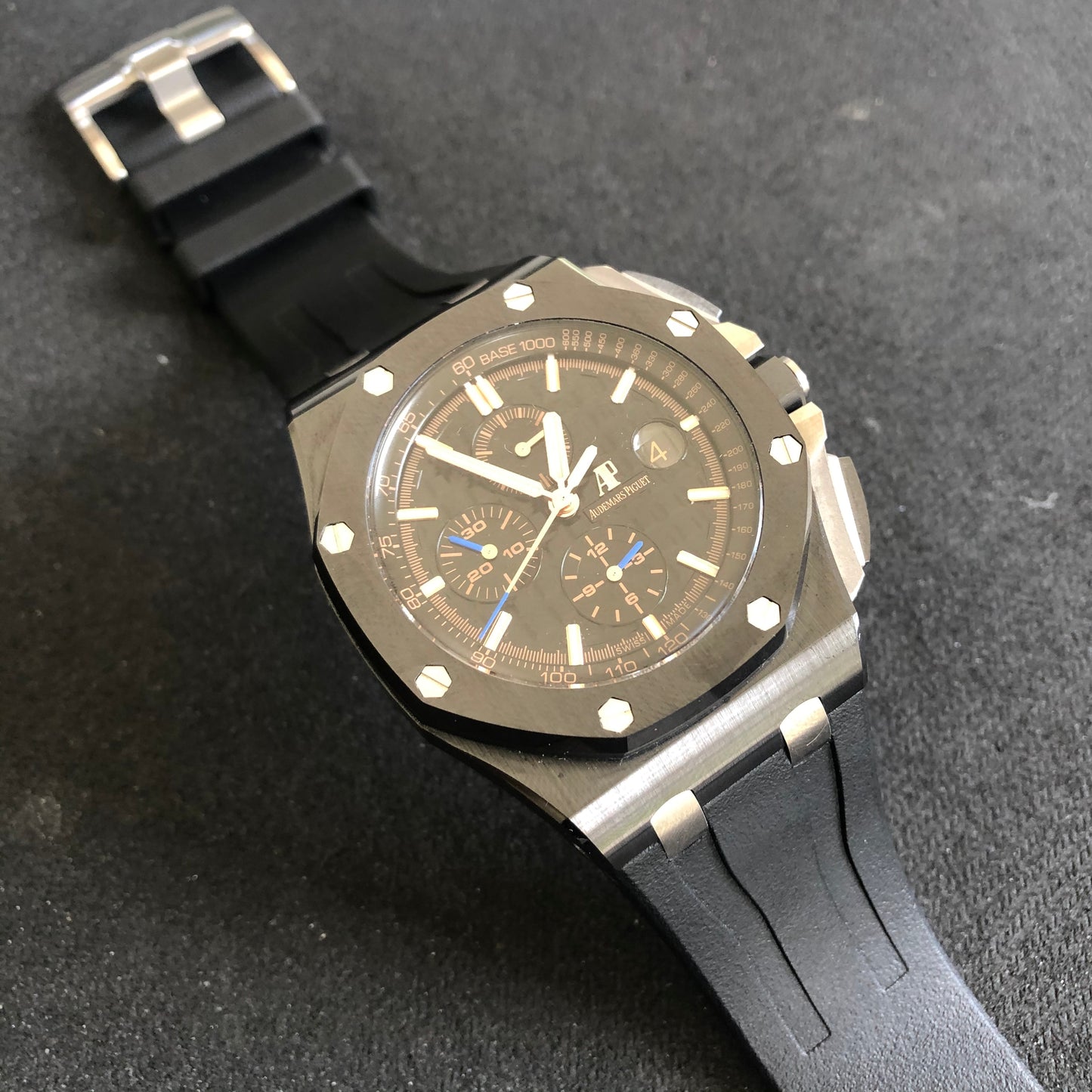 Black rubber for Ap 44mm Novelty