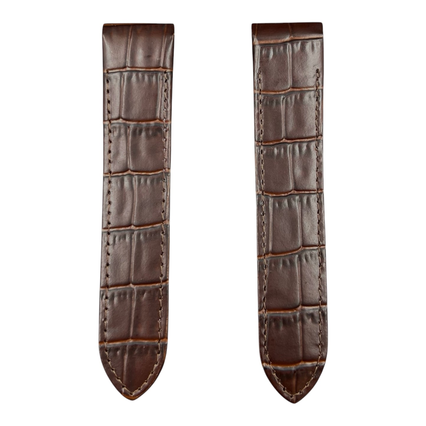 Handmade watch strap for the Cartier Santos 100 Model