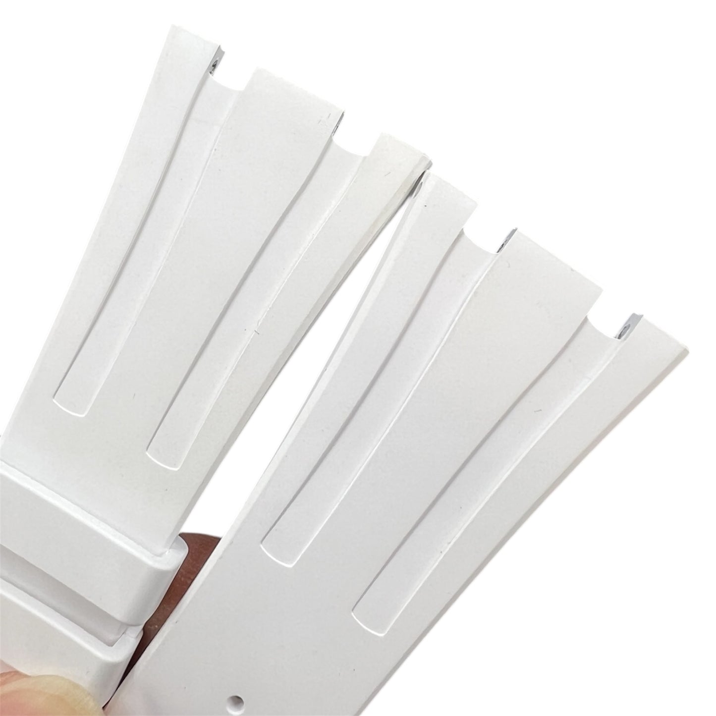 White rubber strap for 41mm Royal Oak