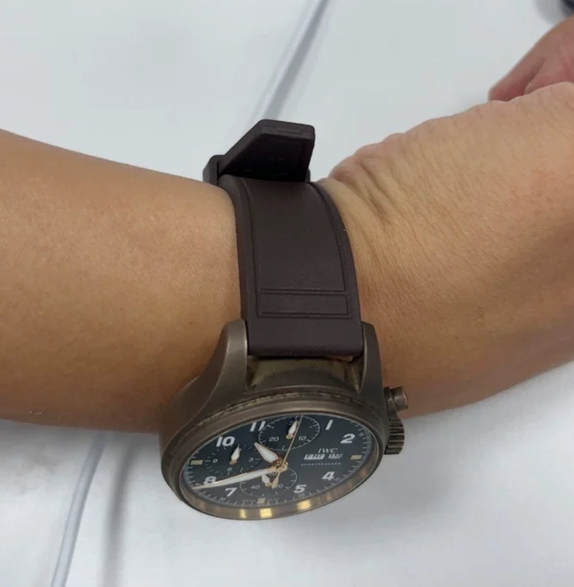 Quick Release rubber straps for Iwc watch models