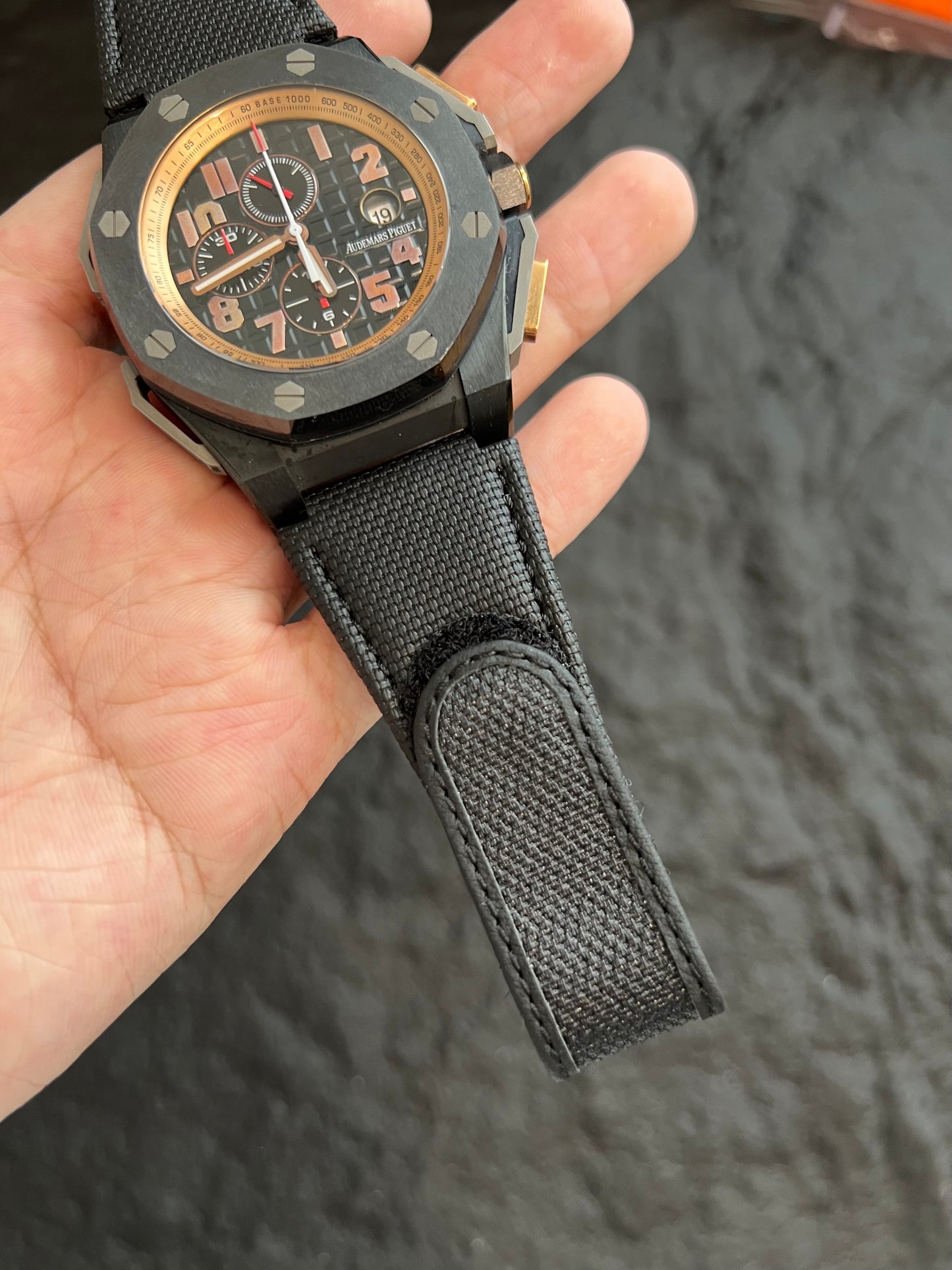Ap “The Legacy” 48mm Velcro Leather Strap