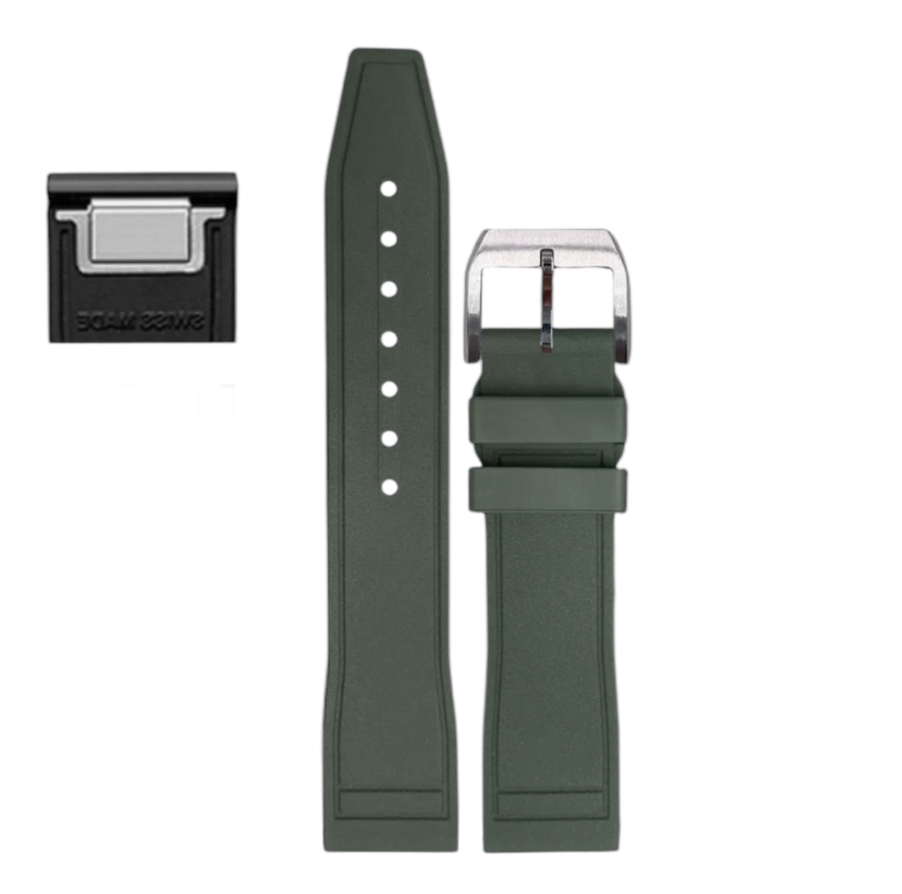 Quick Release rubber straps for Iwc watch models