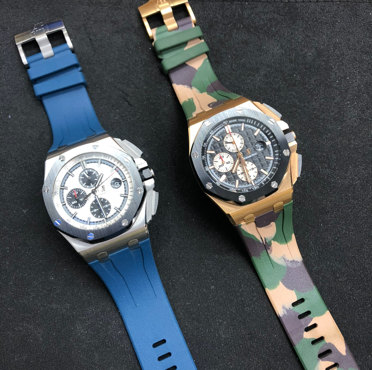 Blue rubber for Ap 44mm Novelty