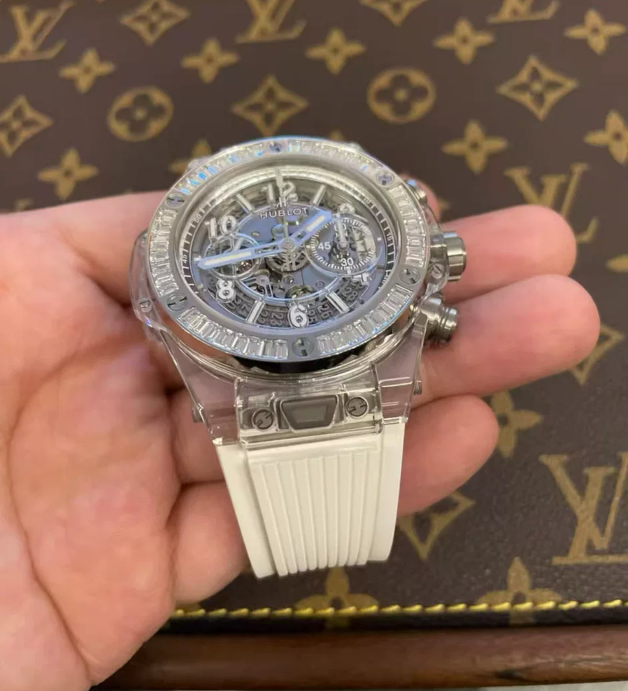 Hublot Unico Rubber Strap (WHITE)