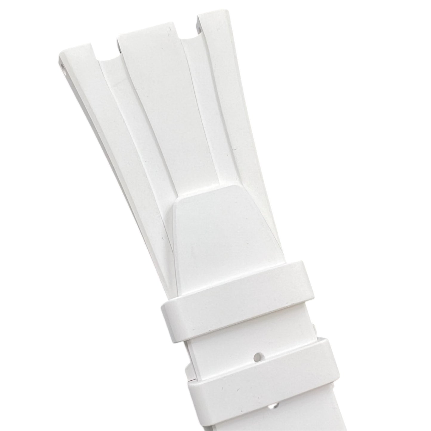White rubber strap for 41mm Royal Oak