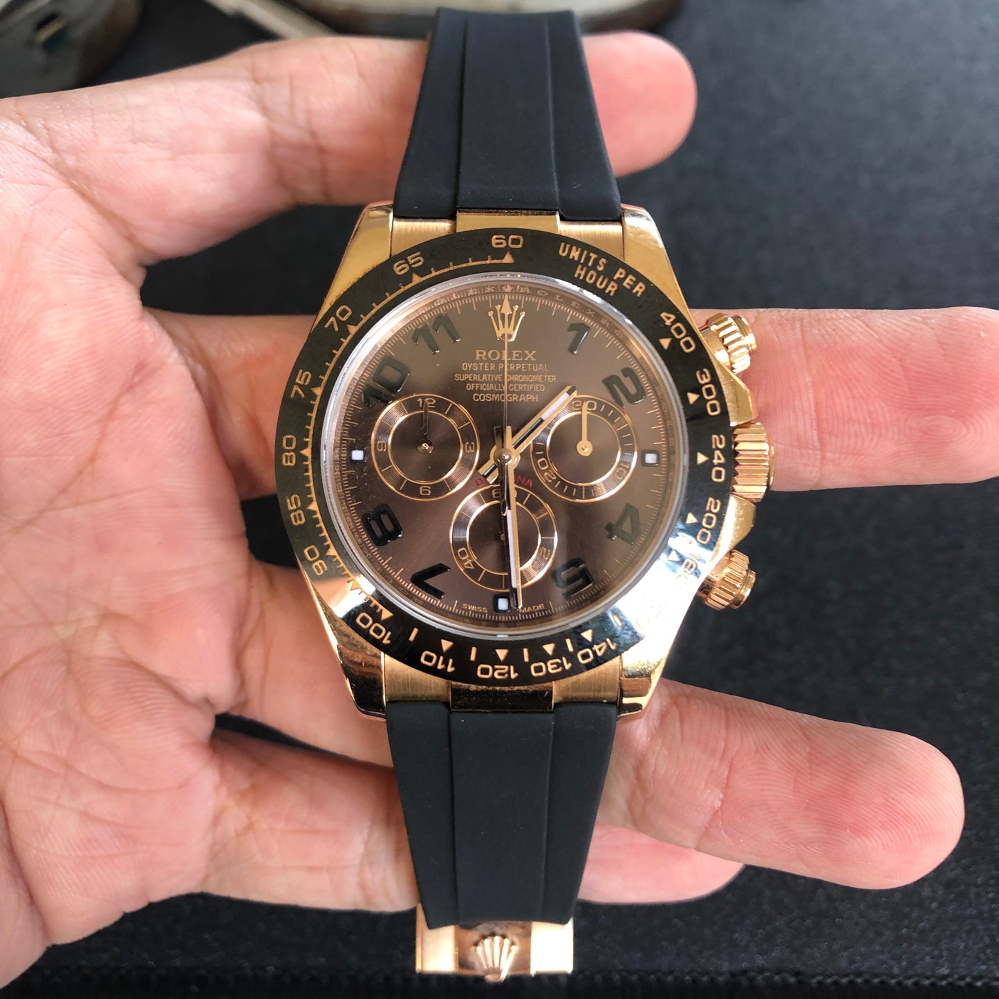 Rubber strap for Rolex Models