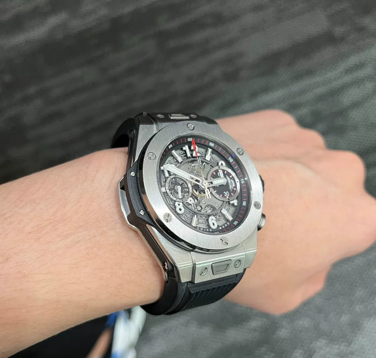 Hublot Unico Rubber Strap (BLACK)