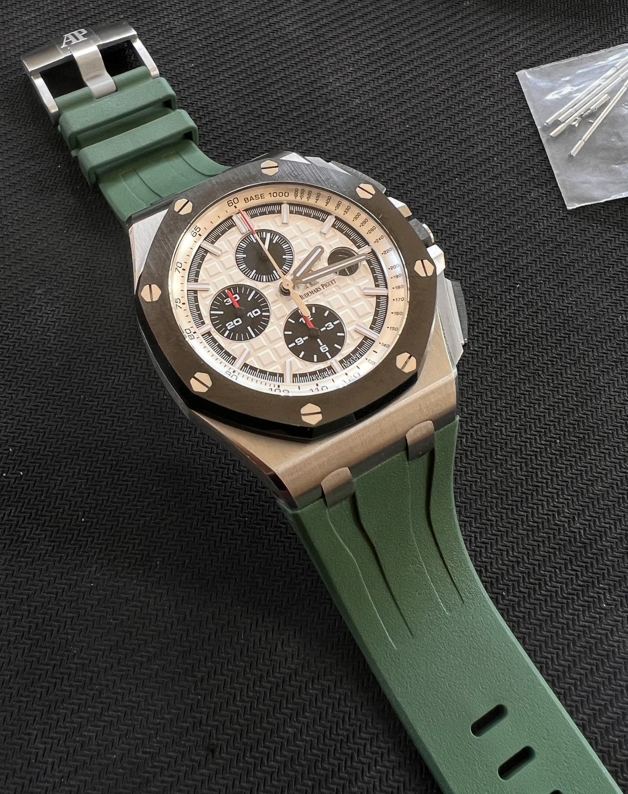 Army Green rubber for Ap 44mm Novelty
