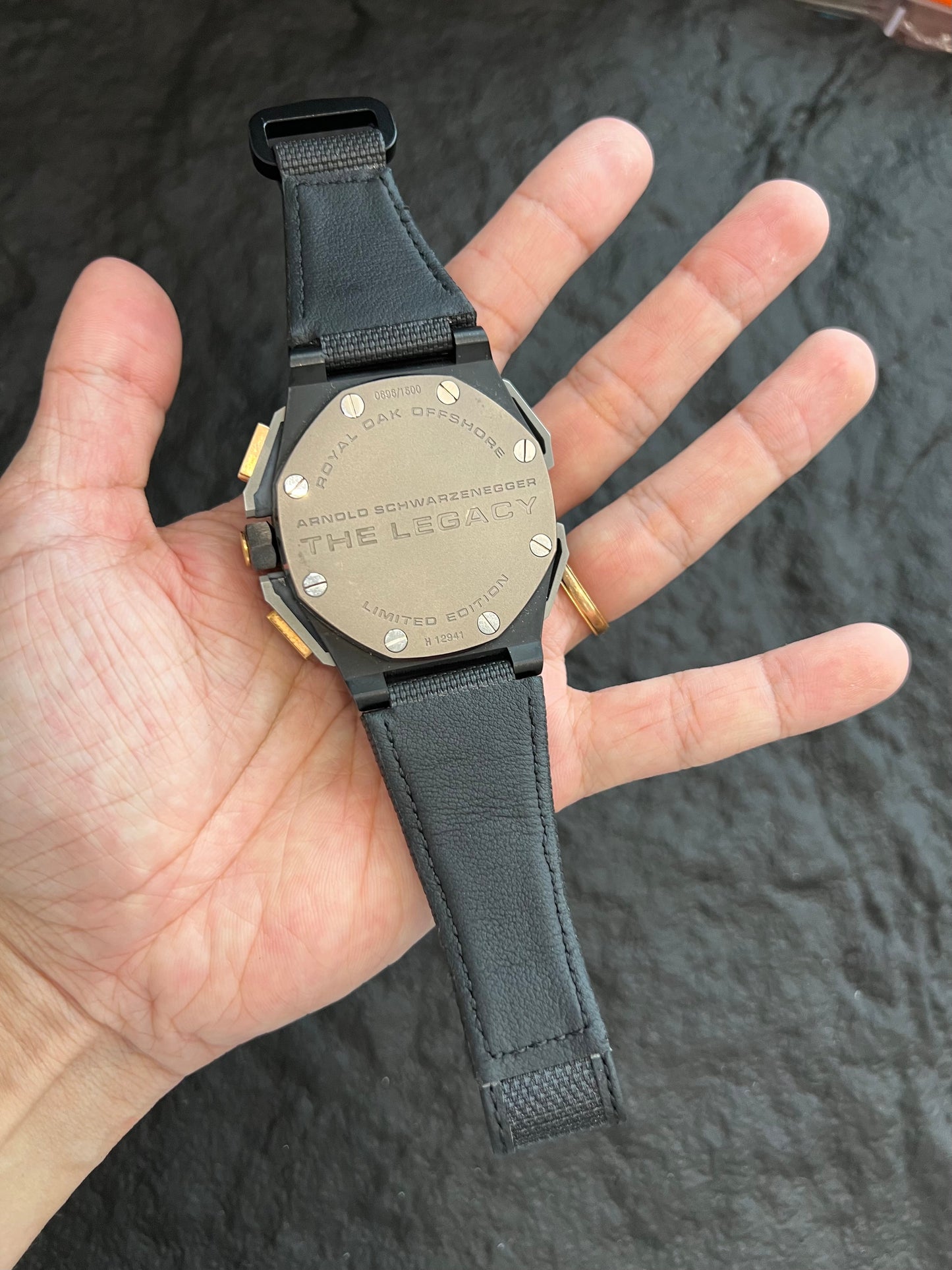 Ap “The Legacy” 48mm Velcro Leather Strap