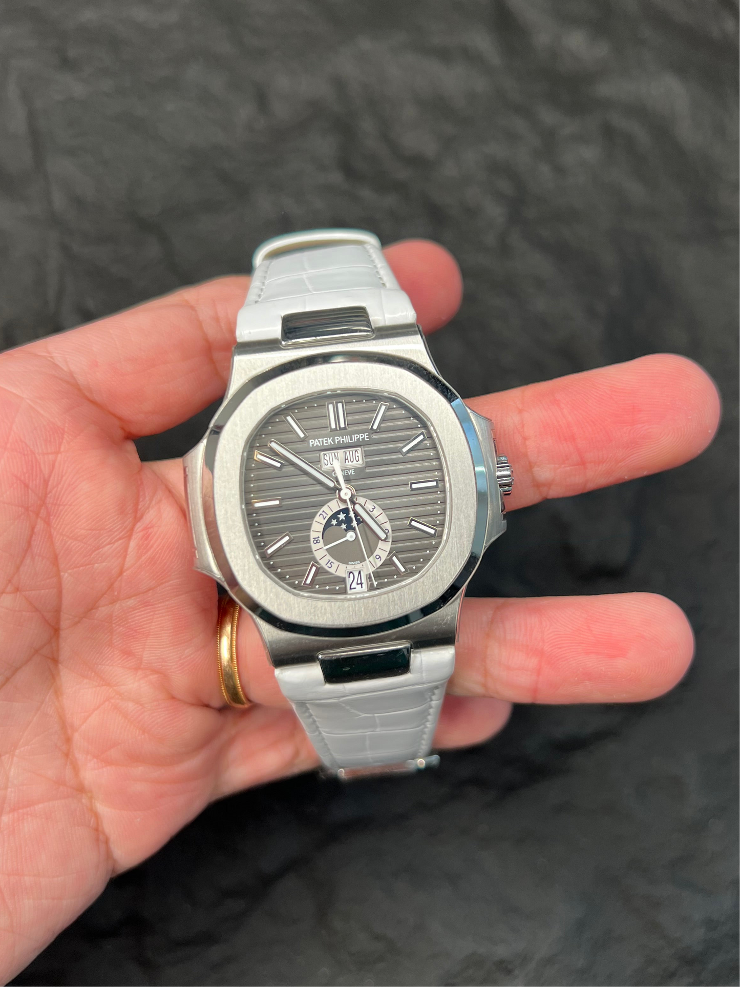 Alligator Strap for 5712 / 5980 Patek Philippe Models