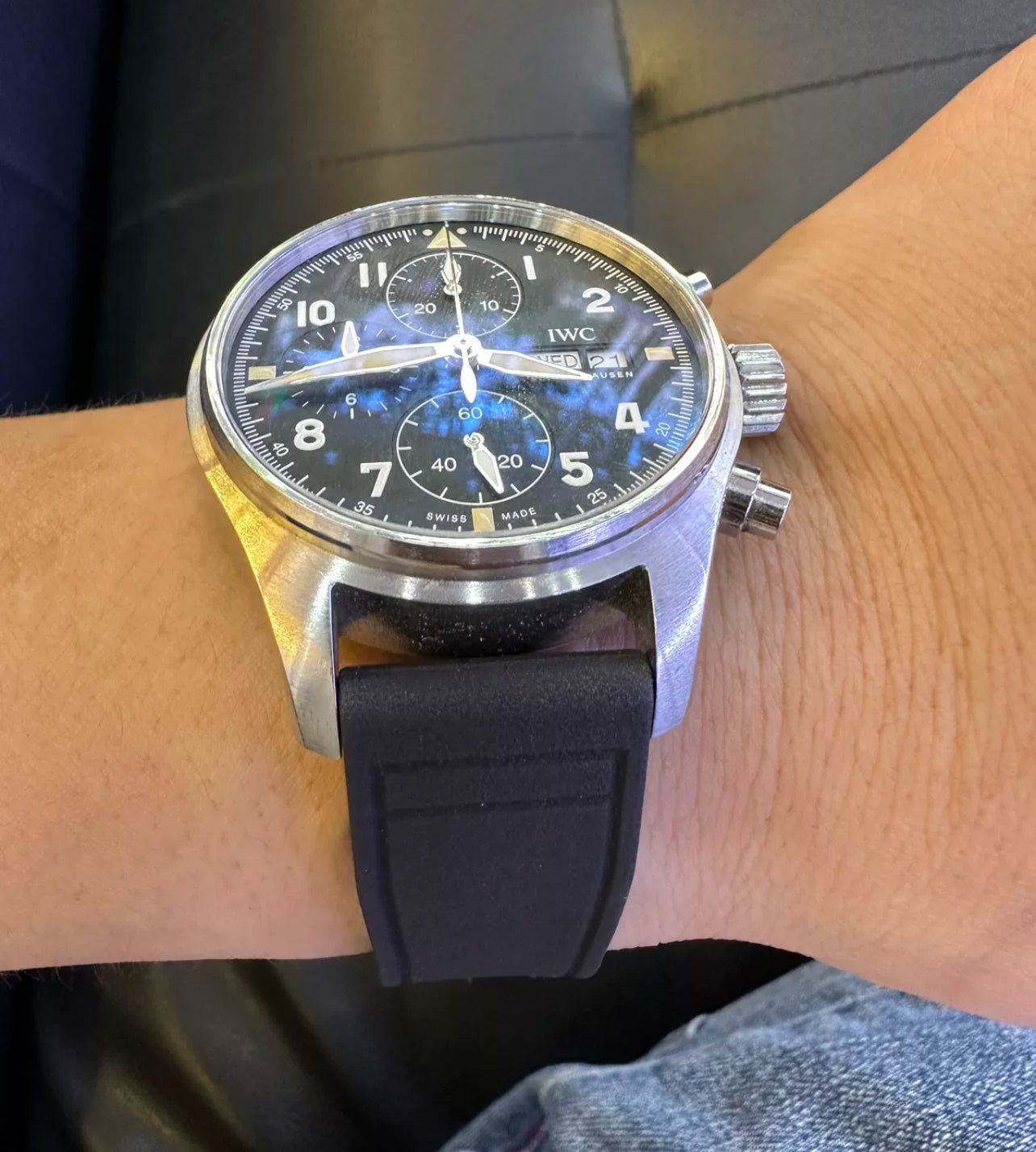 Quick Release rubber straps for Iwc watch models
