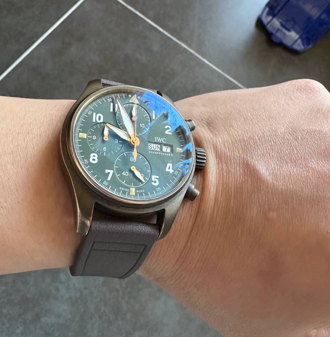 Quick Release rubber straps for Iwc watch models