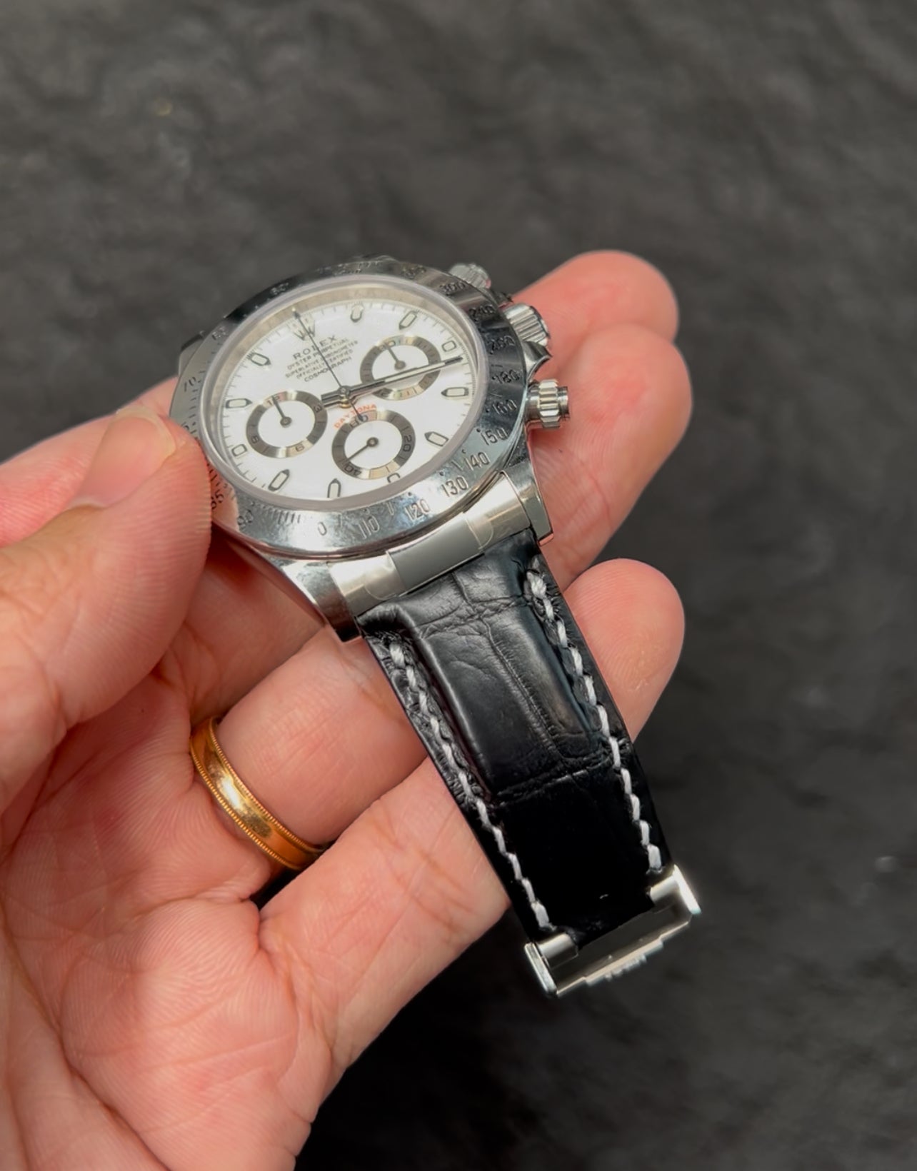 Alligator Strap For Daytona, Submariner, Datejust Rolex Models