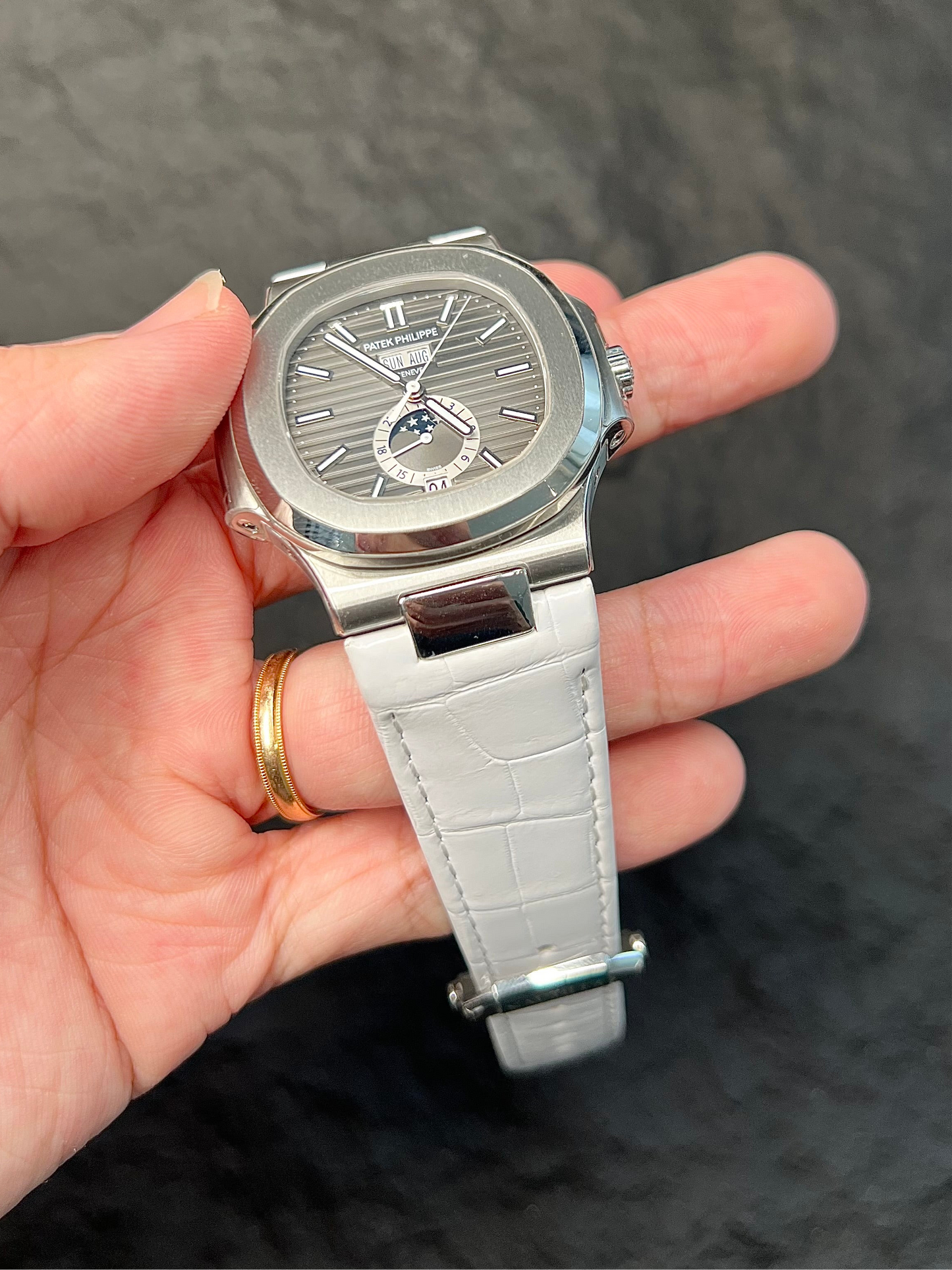 Alligator Strap for 5712 / 5980 Patek Philippe Models