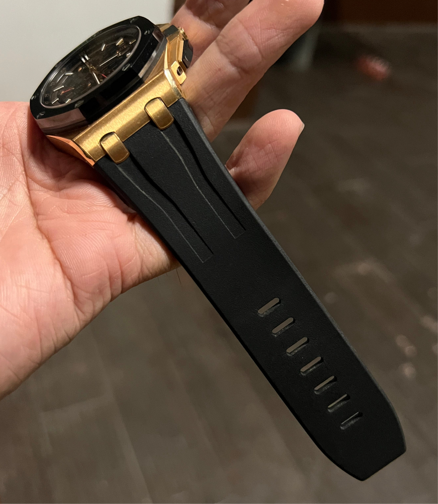 Black rubber for Ap 44mm Novelty
