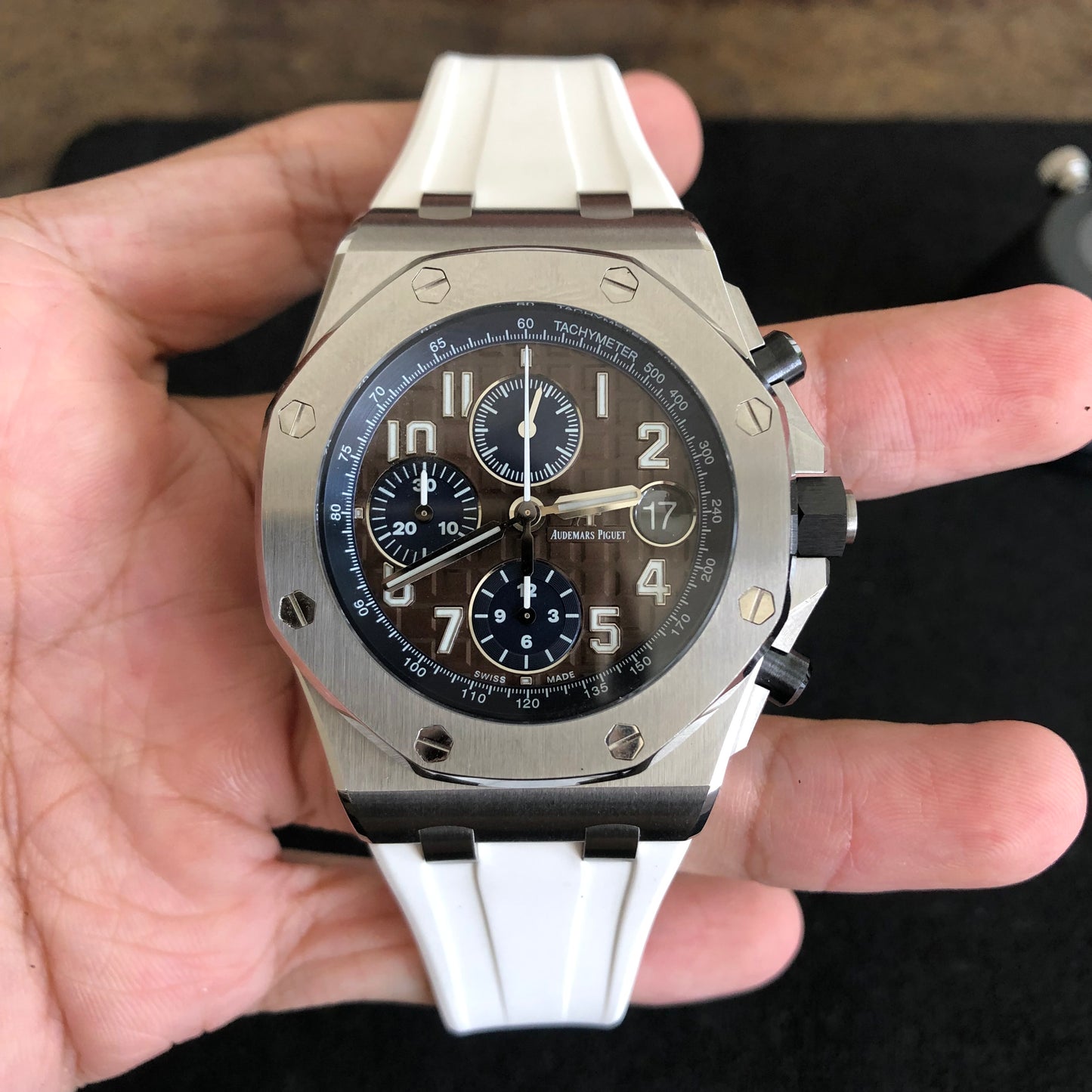 Ap 42mm Rubber Strap (Deployant Clasp style)