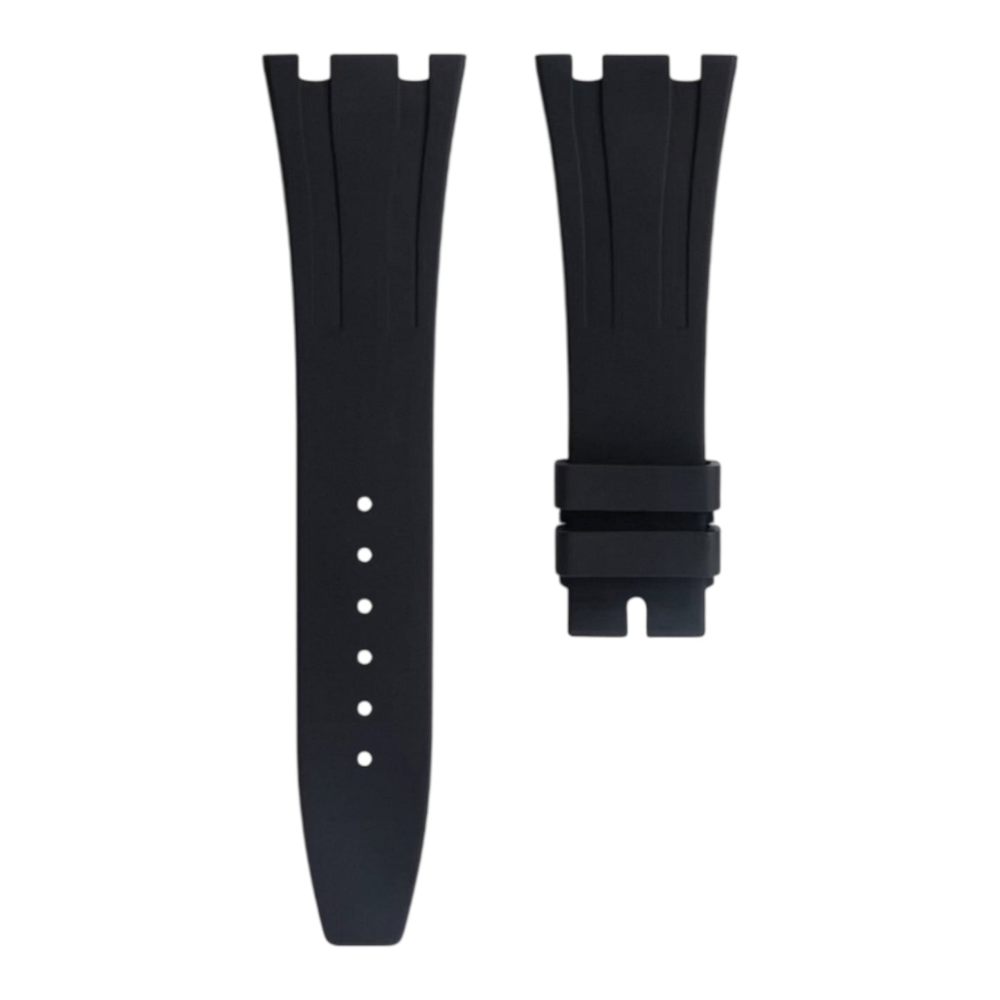 Black rubber strap for 41mm Royal Oak