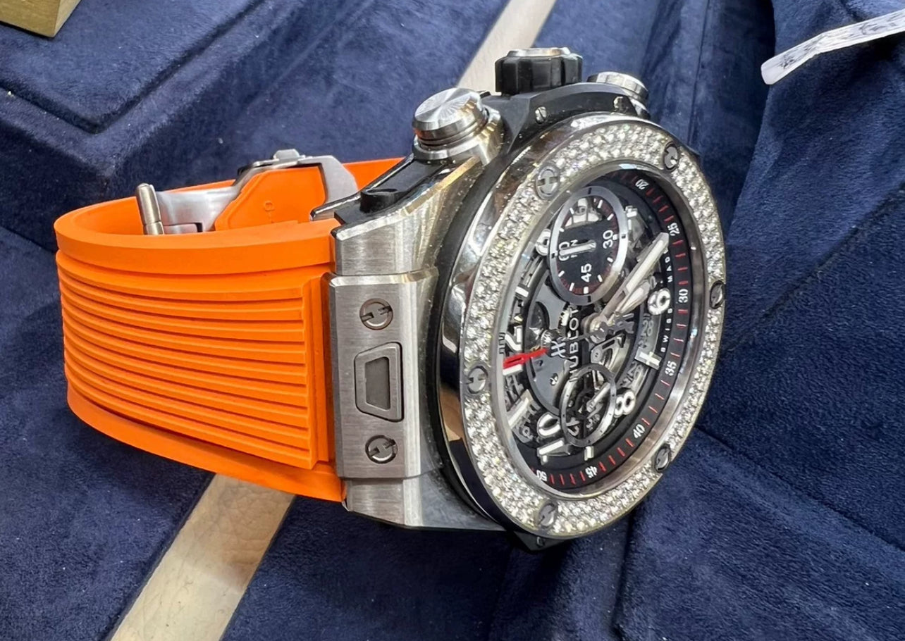 Hublot Unico Rubber Strap (ORANGE)
