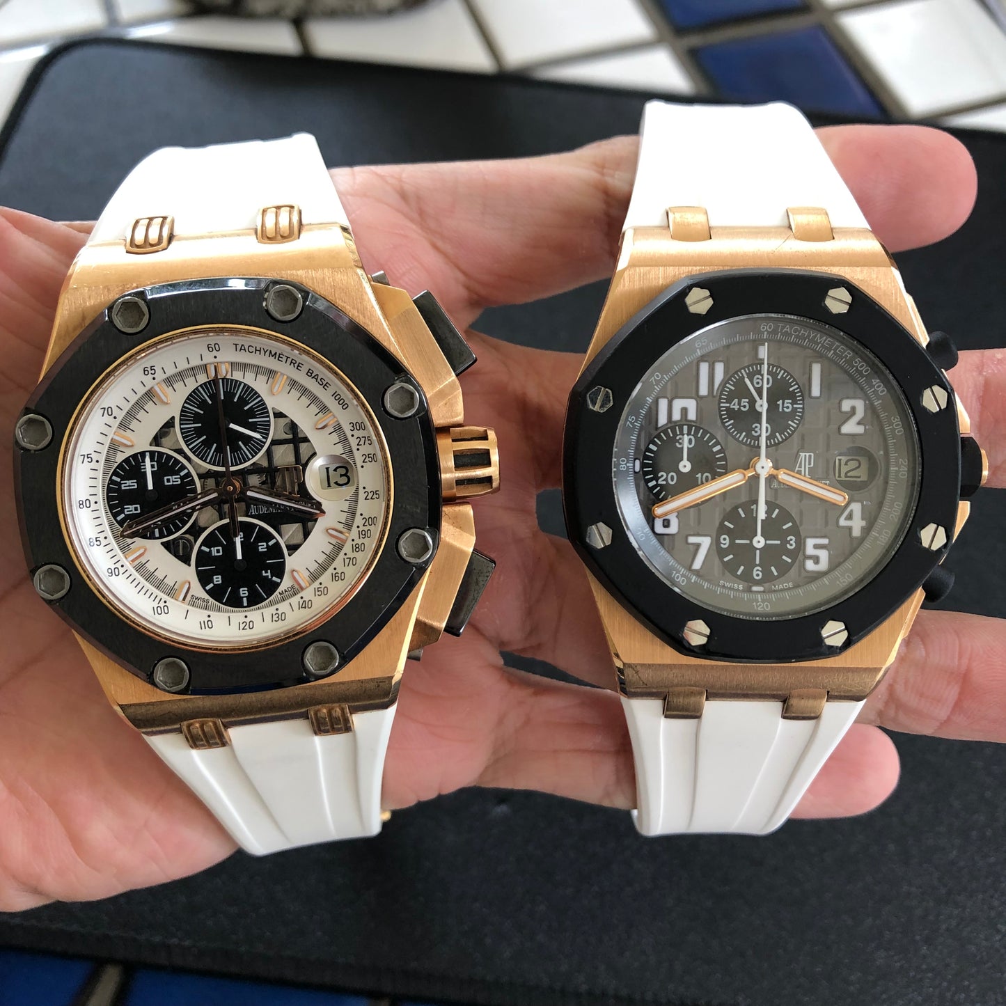 Ap 42mm Rubber Strap (Deployant Clasp style)