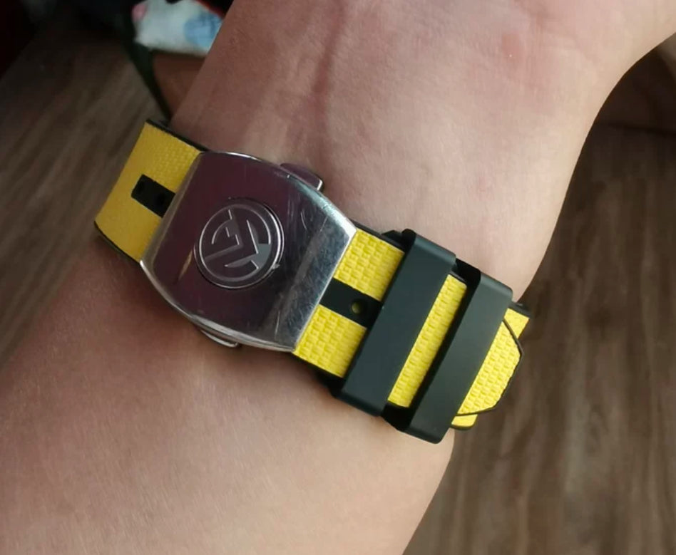 Rubber/Canvas strap for the V32,V41,V45 Franck Muller Vanguard Models