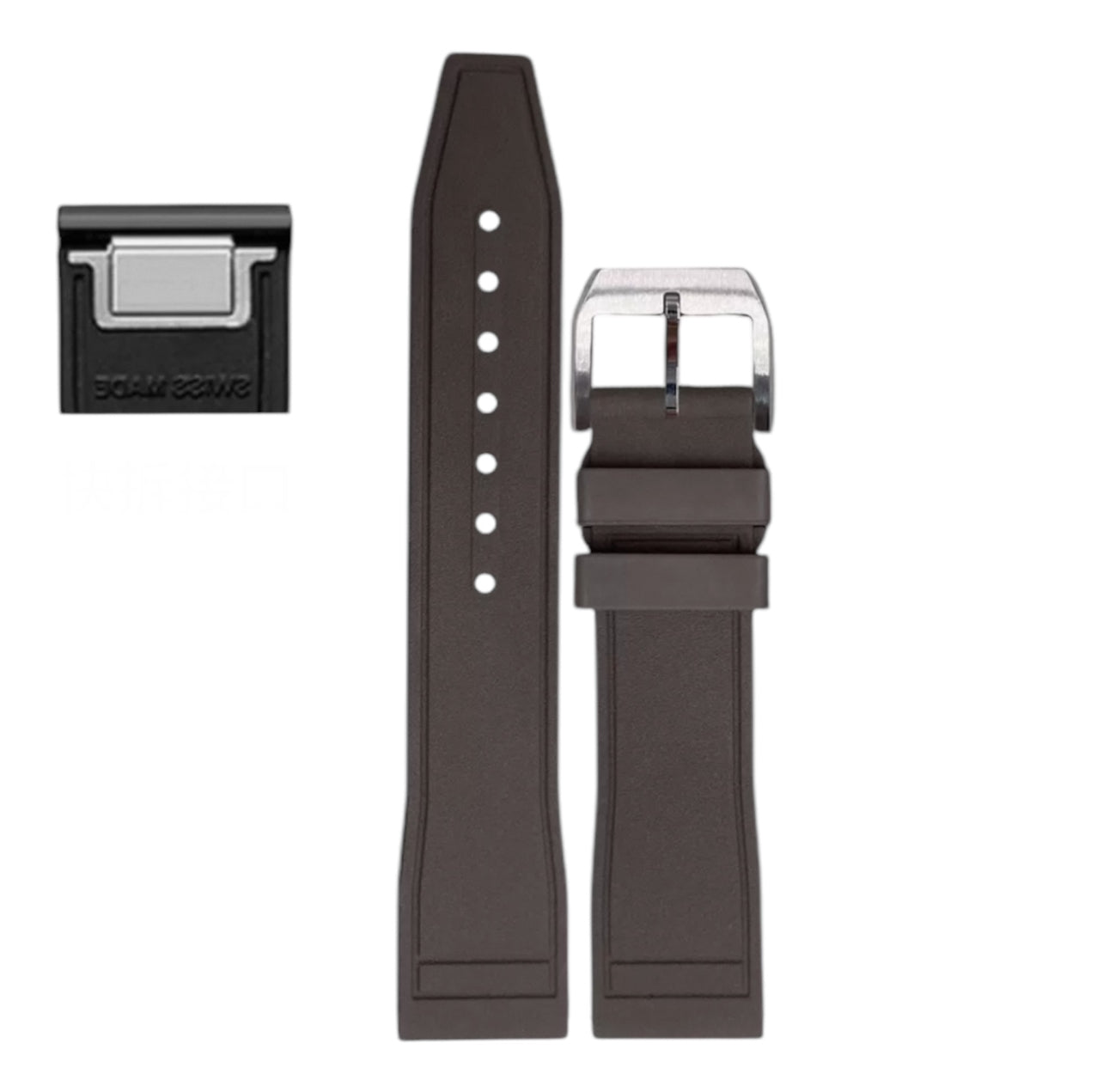 Quick Release rubber straps for Iwc watch models