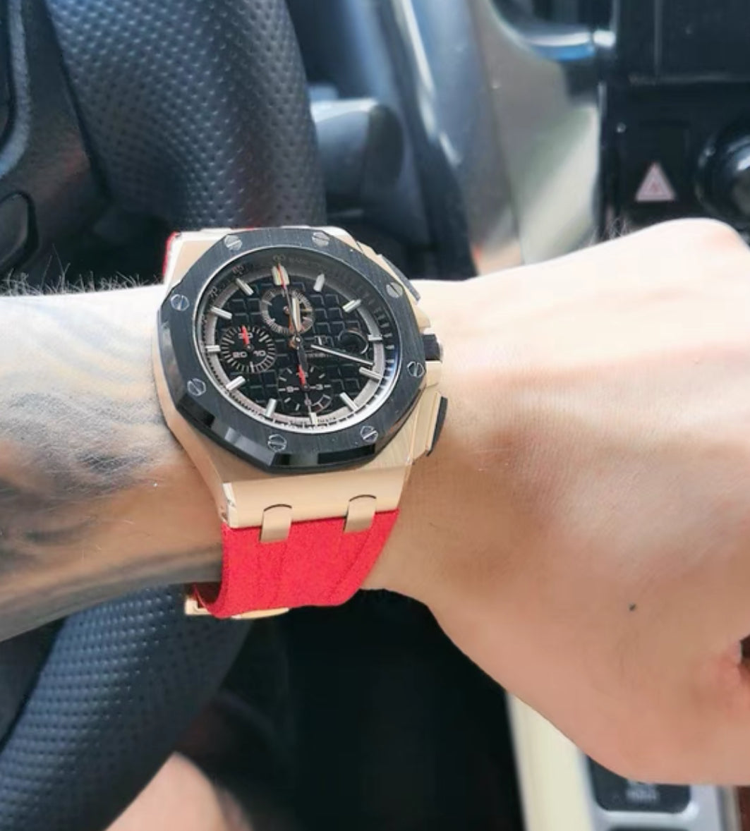 Red rubber for 44mm Ap Novelty