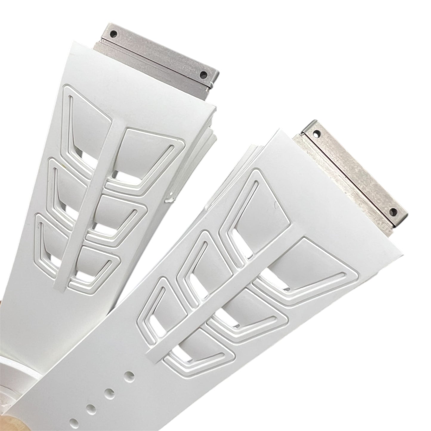 Rm 10 Rubber Strap White
