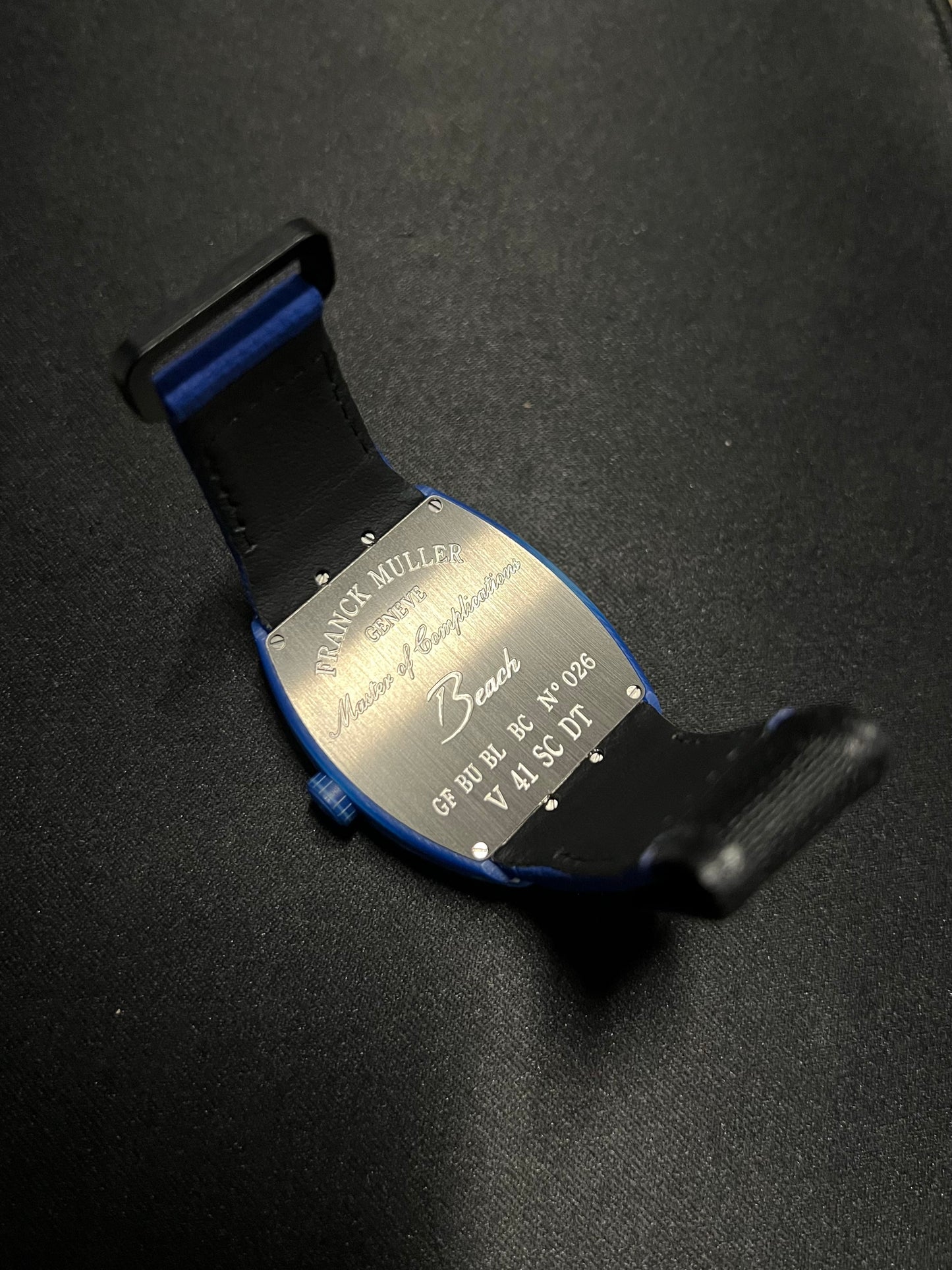 Franck Muller Vanguard Canvas Velcro Strap V32/V41/V45