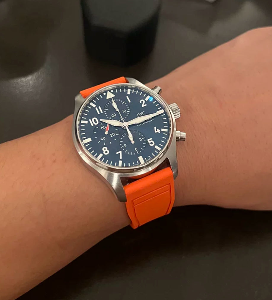Quick Release rubber straps for Iwc watch models