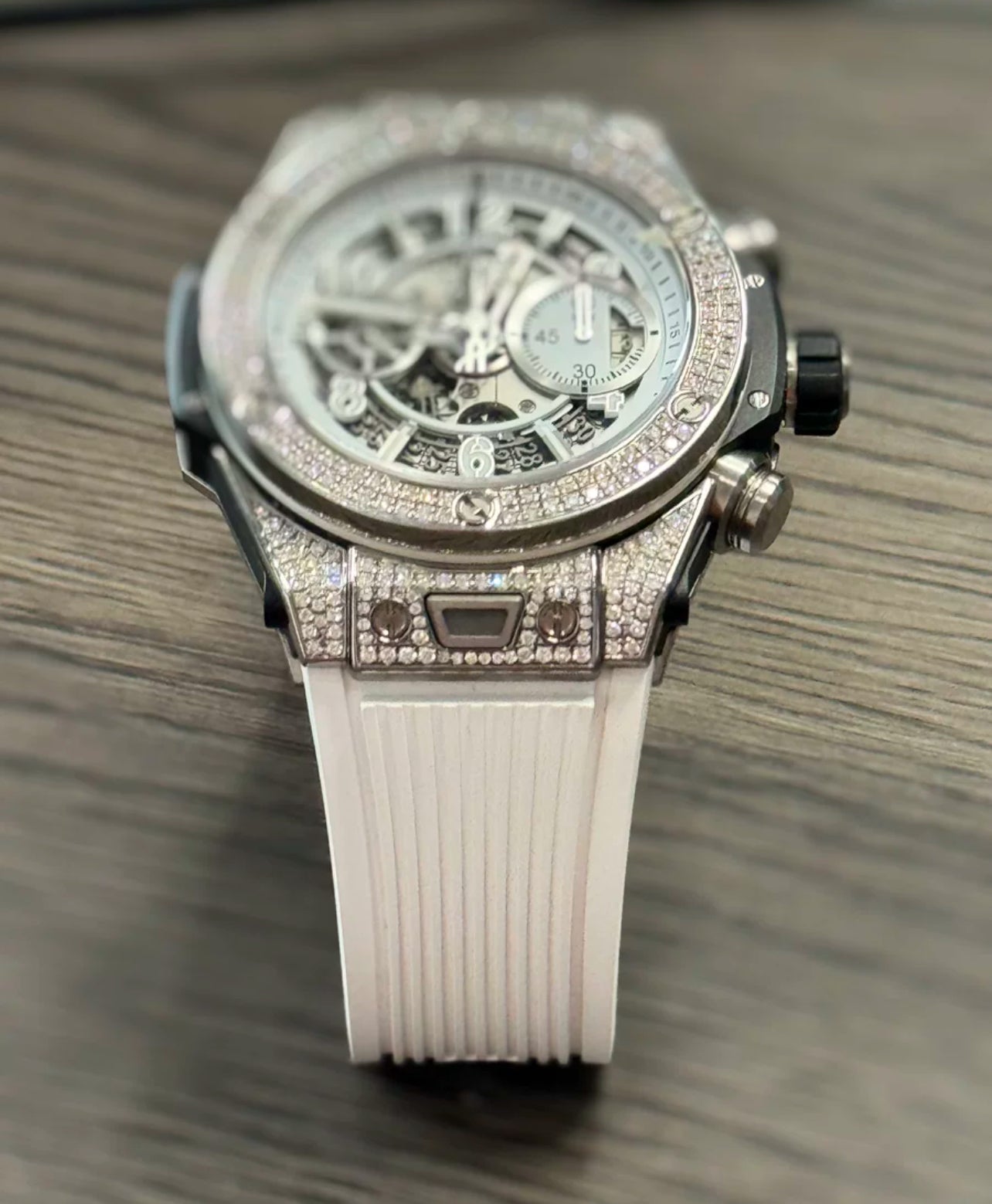 Hublot Unico Rubber Strap (WHITE)