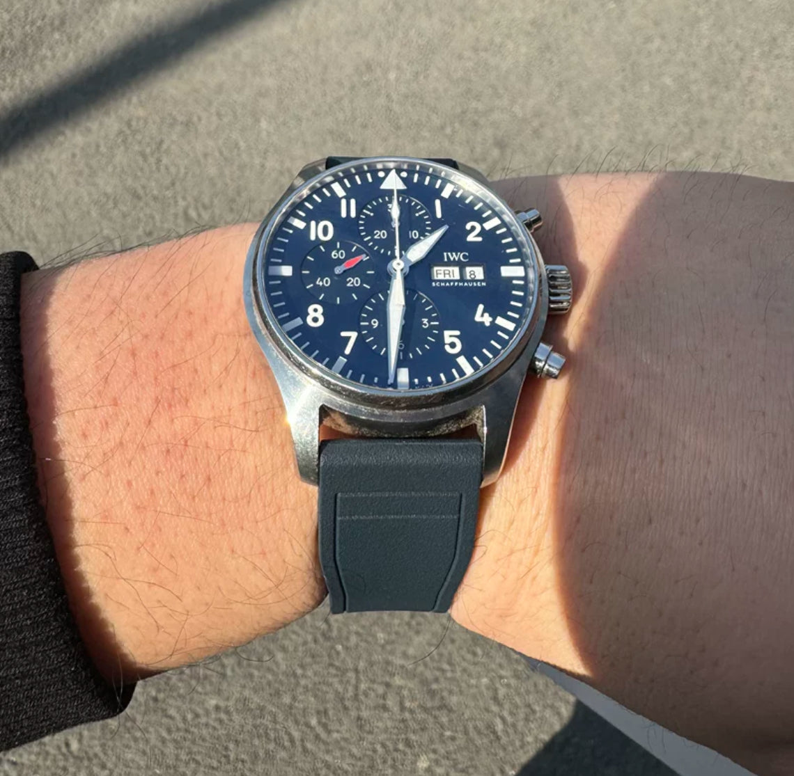 Quick Release rubber straps for Iwc watch models