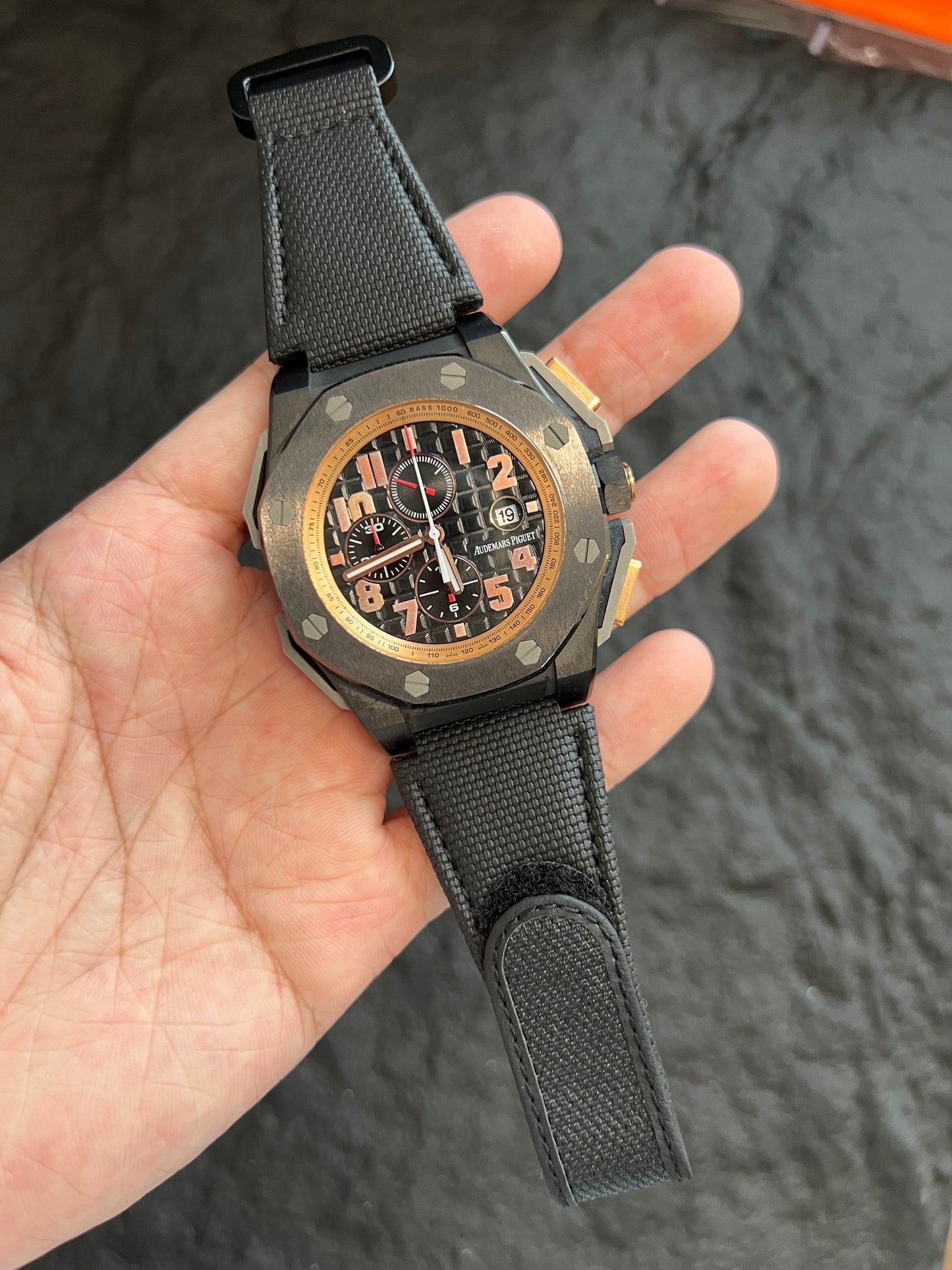 Ap “The Legacy” 48mm Velcro Leather Strap