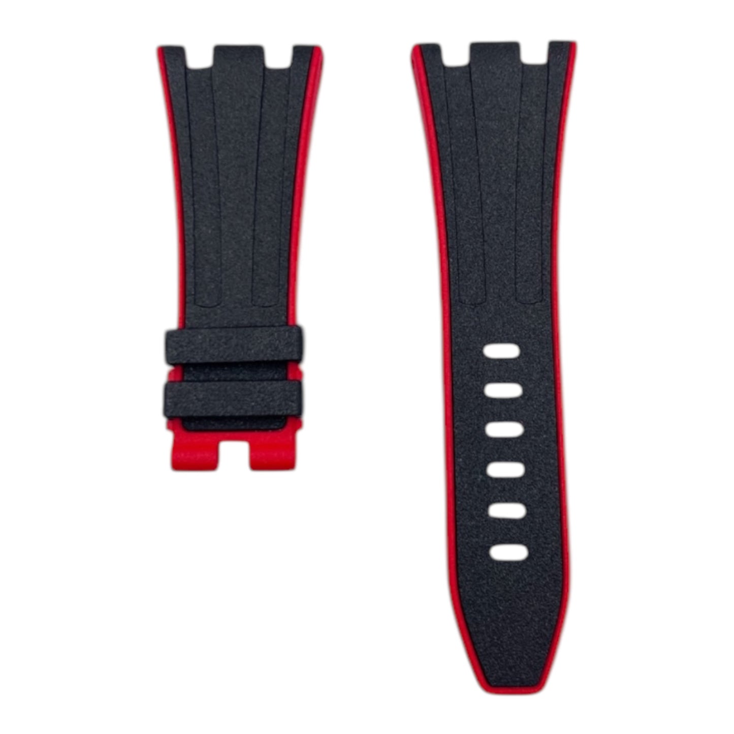 Black/Red Rubber Strap for Ap 42mm