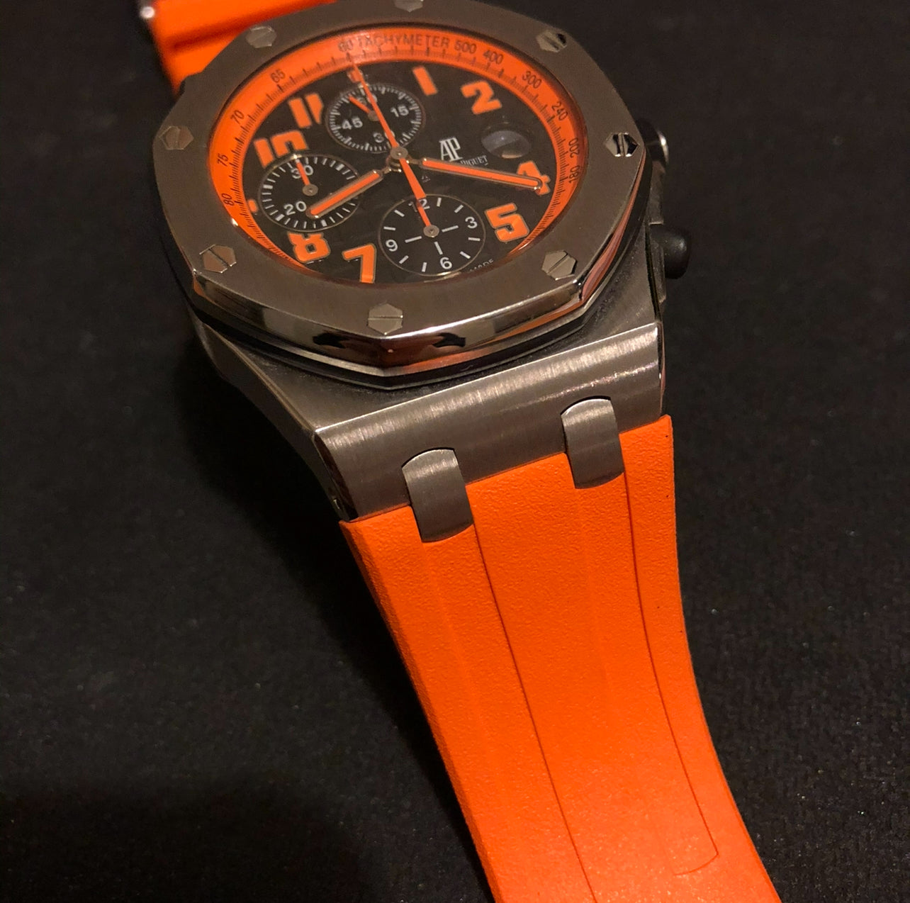 Orange Rubber Strap for Ap 42mm