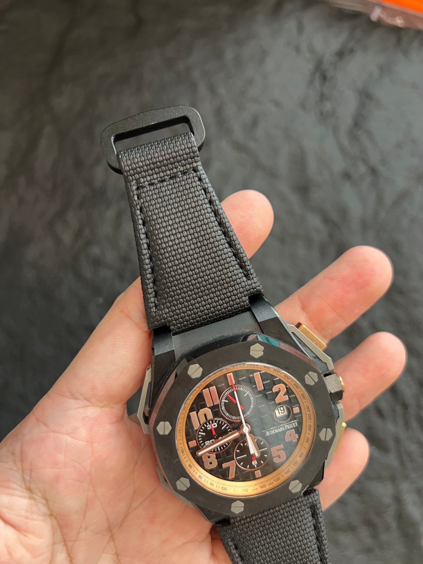 Ap “The Legacy” 48mm Velcro Leather Strap