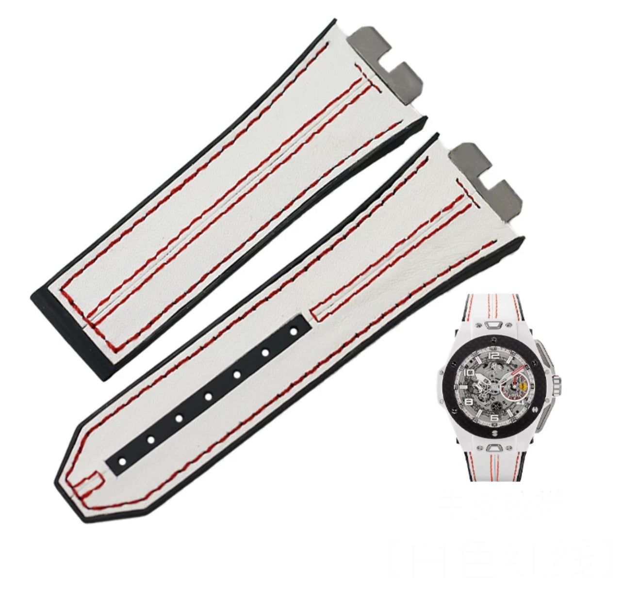 Hublot Bigbang Unico Leather Racing Strap