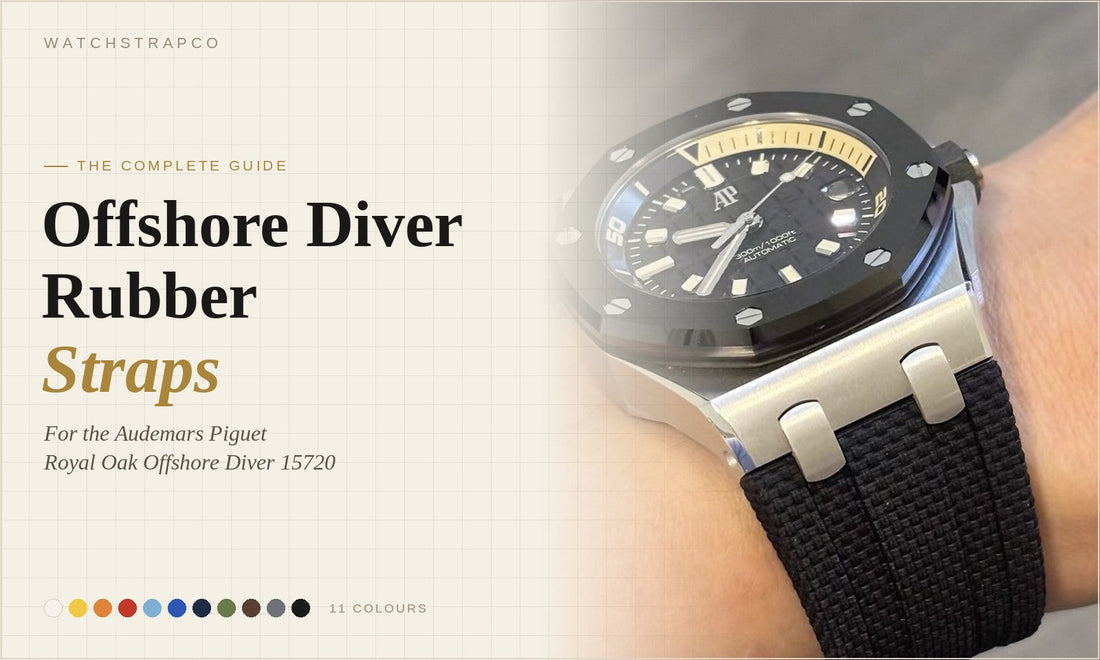 AP Royal Oak Offshore Diver 15720 Rubber Strap Guide: Fit, Colours & FKM Rubber